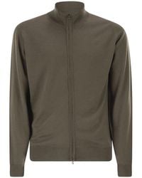 John Smedley - Extra Fine Merino Wool Cardigan - Lyst