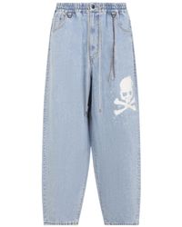 Mastermind Japan - Wide Easy Denim Pants - Lyst