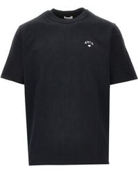 ARTEFACT - Cotton Jersey T-Shirt With Embroidery - Lyst