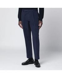 Santaniello - Cotton And Cashmere Trousers - Lyst