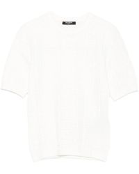 Balmain - Pb Labyrinth Knit Top - Lyst