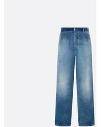 Dior - Cotton Jeans Denim Fabric - Lyst