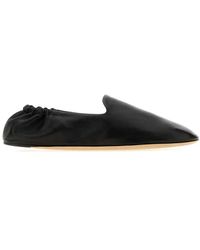 The Row - Leather Loafers - Lyst