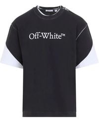 Off-White c/o Virgil Abloh - Negative Big Bookish Skate T-Shirt - Lyst