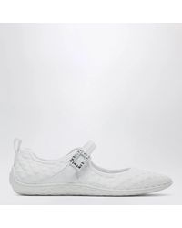 Roger Vivier - Viv Low Ballerina Flats With Fabric Strap - Lyst