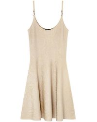 Versace - Mini Dress Barocco Knit - Lyst