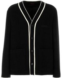 Gucci - Wool Blend Cardigan - Lyst