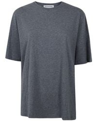 Frankie Shop - Frankie Shop Dark Organic Cotton T Shirt - Lyst