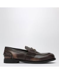 Miu Miu - Logo-Embossed Penny Loafers - Lyst