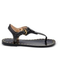 Isabel Marant - Joonya Studded Flat Sandals - Lyst