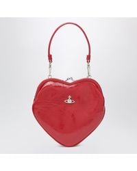 Vivienne Westwood - Belle Heart Leather Shoulder Bag - Lyst