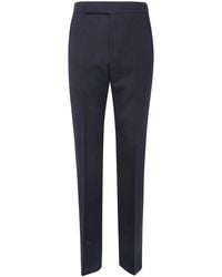 Tom Ford - High Twist Broken Twill Flat Front Straight Pant - Lyst