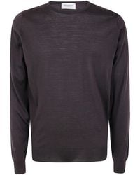 John Smedley - "Lundy" Round Neck Pullover - Lyst