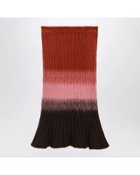 Fendi - Wool Mini Skirt - Lyst
