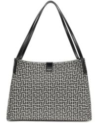 Balmain - Leather Totes Large Open - Lyst