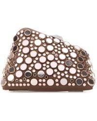 The Attico - Embellished Leather Midnight Clutch - Lyst