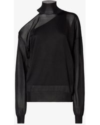 Fendi - Pull Silk Organza - Lyst