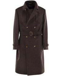 Brunello Cucinelli - Wool Trench - Lyst