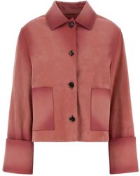 Loewe - Leather Jacket - Lyst