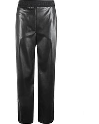 Liviana Conti - Faux Leather Trousers - Lyst
