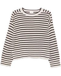 Closed - Striped Cashmere Sweater - Lyst