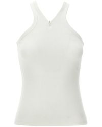 Courreges - Criss Cross Cotton Tank Top - Lyst