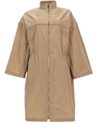 Fabiana Filippi - Trench Con Zip - Lyst