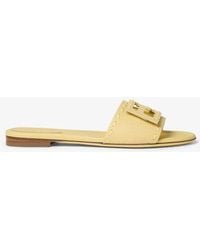 Fendi - Slide Vit.Bott+Ff Vitel.C/Infi - Lyst
