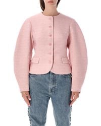 ROTATE BIRGER CHRISTENSEN - Rotate Cocoon Sleeved Jacket - Lyst