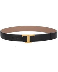 Tod's - T Timeless Leather Belt - Lyst