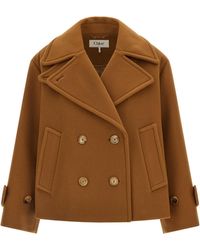 Chloé - Soft Wool Coat - Lyst