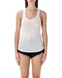 Isabel Marant - Isabel Marant Etoile Marant Étoile Thea Linen Tank - Lyst