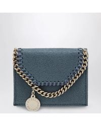 Stella McCartney - Light Falabella Trifold Wallet With Chain - Lyst
