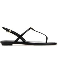 Prada - Varnished Flip-Flop - Lyst