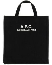 A.P.C. - Canvas Tote Bag - Lyst