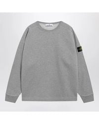 Stone Island - Oversized Crewneck Sweatshirt With Raglan Sleeves - Lyst