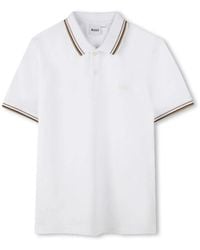 BOSS - Short-Sleeved Polo Shirt - Lyst