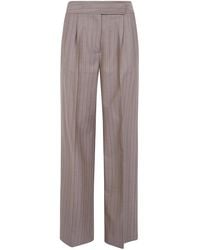 Etro - High Waist Wide Leg Trousers - Lyst