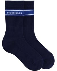 CASABLANCA - Socks With Logo - Lyst