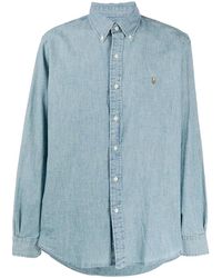 Polo Ralph Lauren - Custom-Fit Chambray Shirt - Lyst