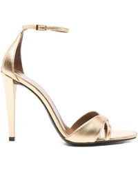 Giuseppe Zanotti - Brivido 90 Lamb Skin Leather Sandals - Lyst