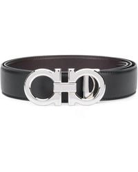 Ferragamo - Gancini Reversible Buckle Belt - Lyst