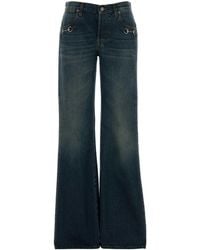 Gucci - Denim Wide-leg Jeans - Lyst