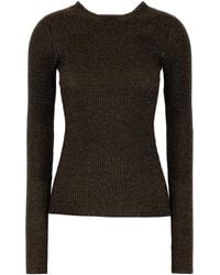Miu Miu - Sweater With Round Neck - Lyst