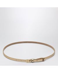 Dolce & Gabbana - Happy Garden Laminated Calf Leather Belt - Lyst