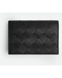 Bottega Veneta - Porta Biglietti Da Visita Intrecciato - Lyst