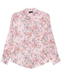 Liu Jo - Blossom Cotton Shirt - Lyst