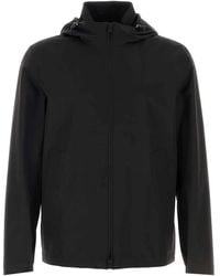 Woolrich - Soft Shell Full Zip Hoodie - Lyst