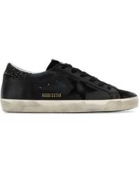 Golden Goose - Super-Star Leather Sneakers - Lyst