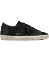 Golden Goose - Super-Star Leather & Suede Sneakers - Lyst